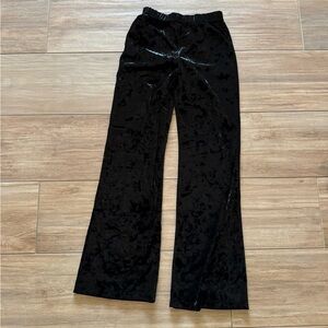 Monki Black Velvet Pants
